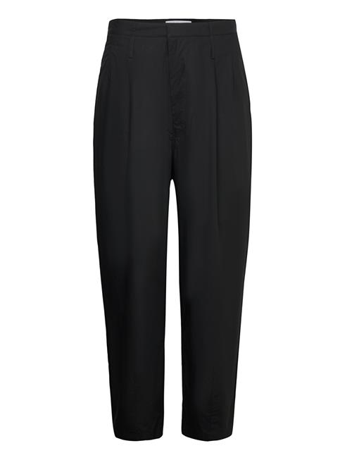 Se Cathrine Hammel Poplin Wide Ov Pants Cathrine Hammel Black ved Booztlet