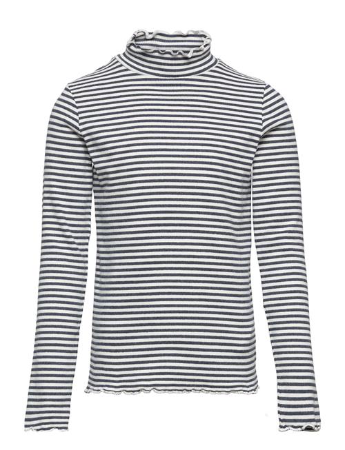 Se Tom Tailor Striped Longsleeve Tom Tailor Blue ved Booztlet