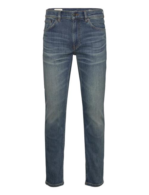 Se GANT Regular Archive Wash Jeans GANT Blue ved Booztlet