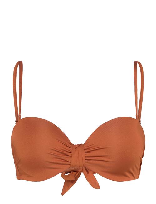 Swim Bra Reese Knot Shiny Lindex Red