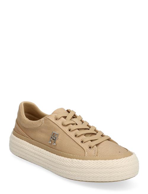 Tommy Hilfiger Vulc Sneaker Linnen Tommy Hilfiger Beige