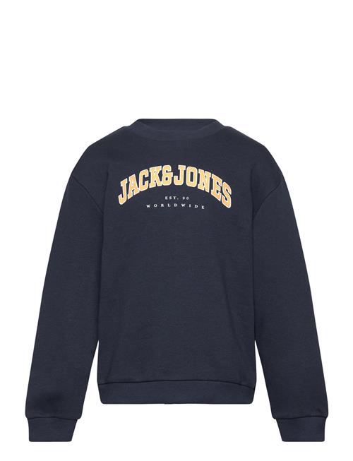 Jack & Jones Jjecaleb Varsity Sweat Crew Nck Noos Mni Jack & J S Navy