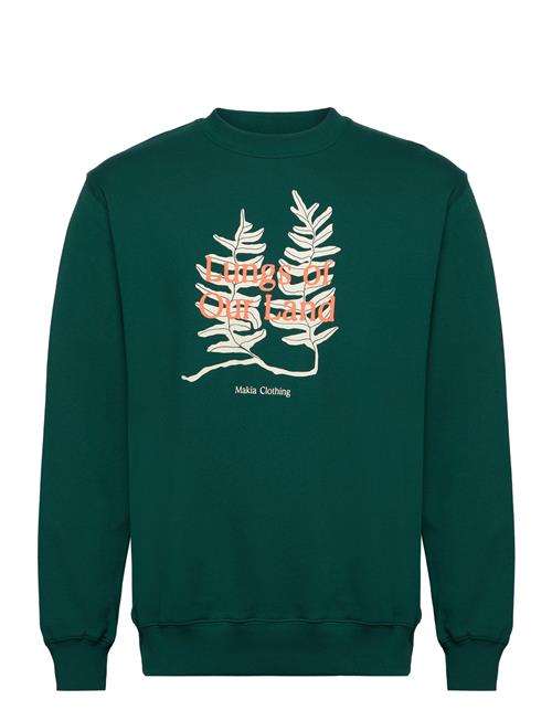 Makia Lungs Sweatshirt Makia Green