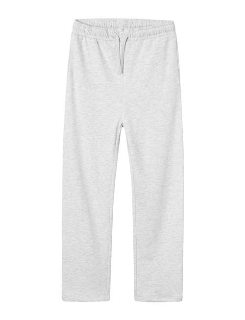 Se LMTD Nlnnizu Bru Straight Sweat Pant Noos LMTD Grey ved Booztlet