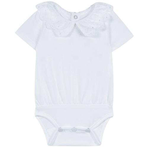 Se Tartine et Chocolat Babybody Med Flæsekrave Hvid | Hvid | 3 months ved Babyshop