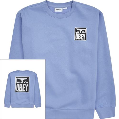 Se Obey Obey Eyes Icon Crewneck Lilla ved Quint