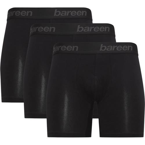 Bareen Cotton Boxers 3-pack Undertøj Sort