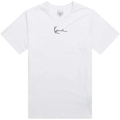 Se Karl Kani Small Signature Tee 606058 T-shirts White ved Quint