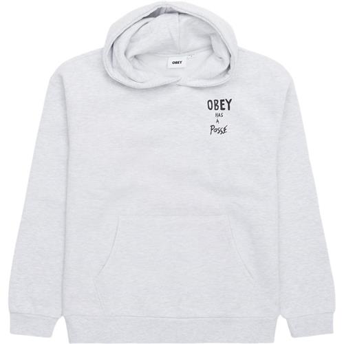 Se Obey Obey Posse Heavy 112470231 Sweatshirts Grå ved Quint