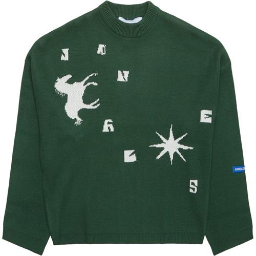 Jungles Jungles Pty Itd Relaxation Knit Sweater Strik Green