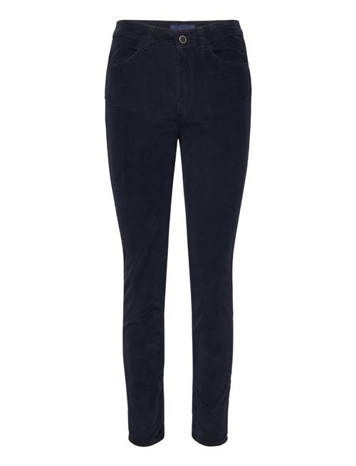 Se GANT D2. Farla Cropped Cord Jeans GANT Navy ved Booztlet