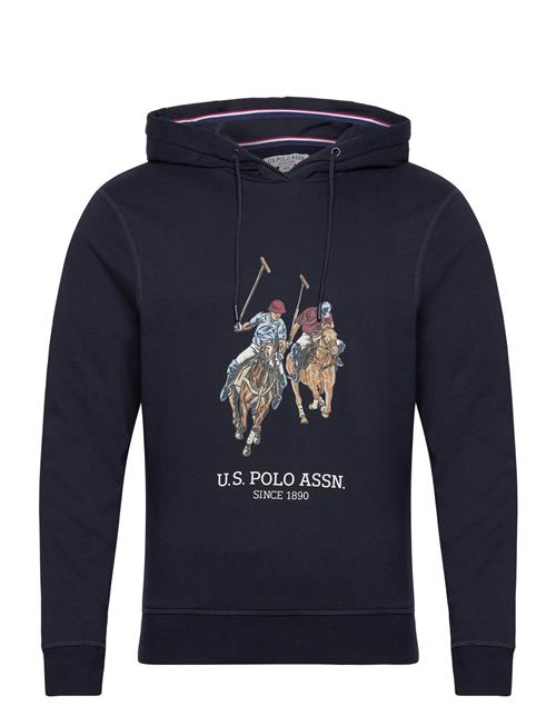 Se U.S. Polo Assn. Uspa Hood Sweater Elaf Men U.S. Polo Assn. Navy ved Booztlet