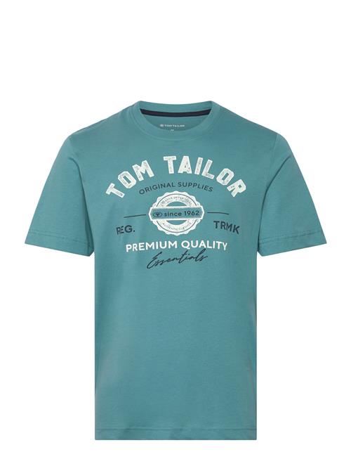 Logo Tee Tom Tailor Blue