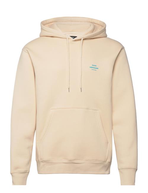 Se Mads Nørgaard Standard Hoodie Logo Sweat Mads Nørgaard Cream ved Booztlet