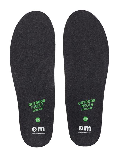 Se Ortho Movement Standard Insole Outdoor Eu 45-46 Ortho Movement Black ved Booztlet