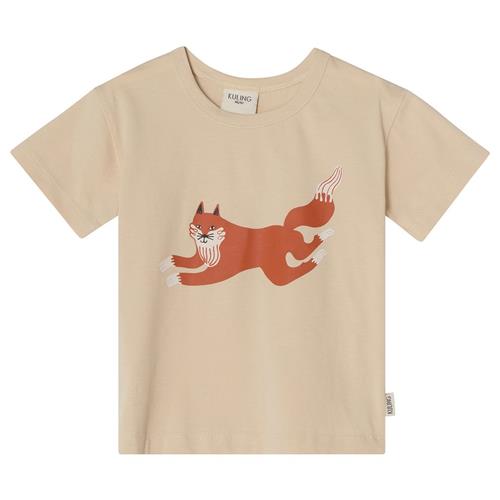 Kuling GOTS Santorini T-shirt Madelen Möllard Fox | Beige | 86/92 cm