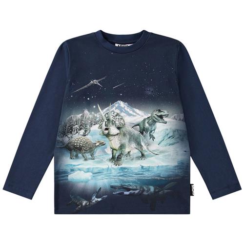 Molo GOTS Reif Langærmet T-shirt Goal Blue | Marine blå | 104 cm