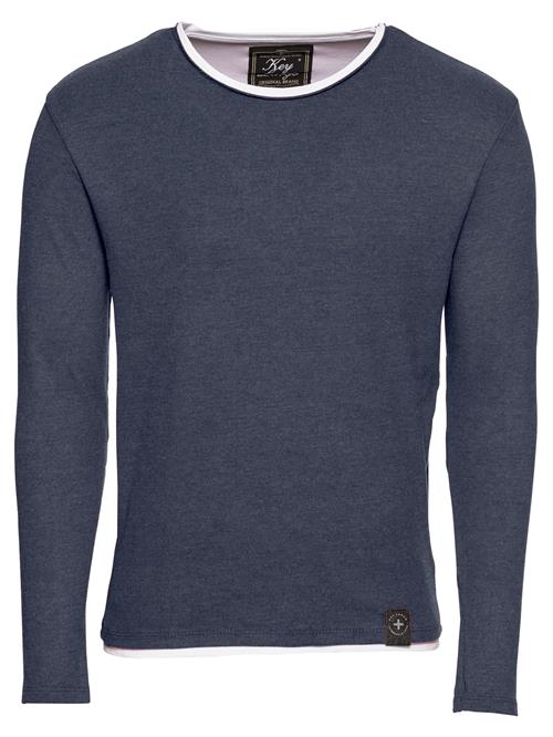 Key Largo Pullover 'Sarasota'  dueblå / hvid