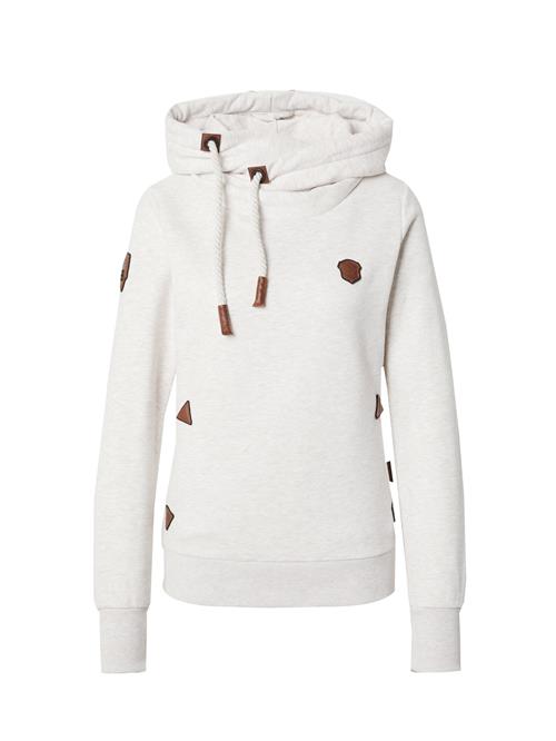 naketano Sweatshirt 'Darth'  hvid-meleret