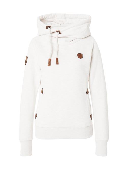 naketano Sweatshirt 'Darth'  hvid-meleret