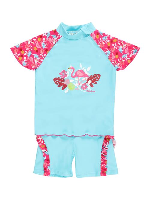 PLAYSHOES UV-beskyttelse 'Flamingo'  turkis / blandingsfarvet / pink