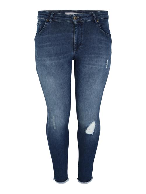 Se ONLY Carmakoma Jeans 'Willy'  blue denim / lysebrun ved About You