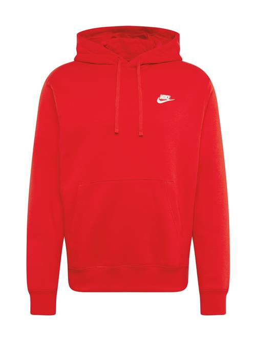 Se Nike Sportswear Sweatshirt 'Club Fleece'  rød / hvid ved About You