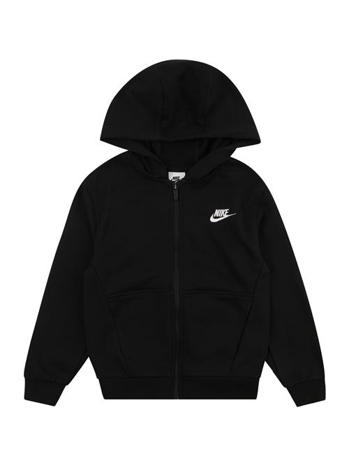 Nike Sportswear Sweatjakke  sort / hvid