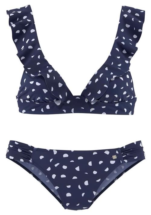 Se JETTE Bikini  navy / hvid ved About You