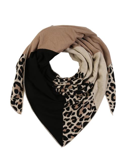 ABOUT YOU Sjal 'Annemarie Scarf'  beige / brun / sort