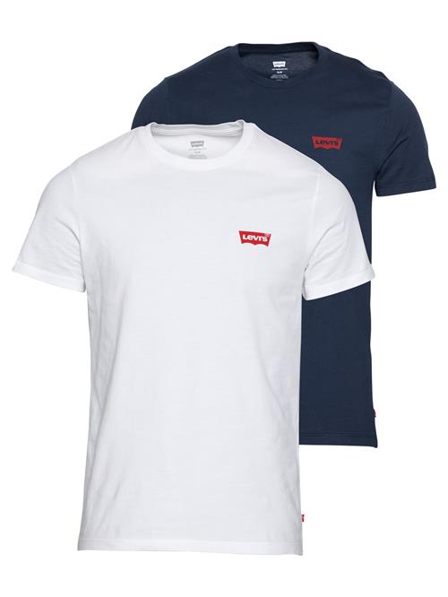 Se LEVI'S ® Bluser & t-shirts '2 Pack Crewneck Graphic'  natblå / rød / hvid ved About You