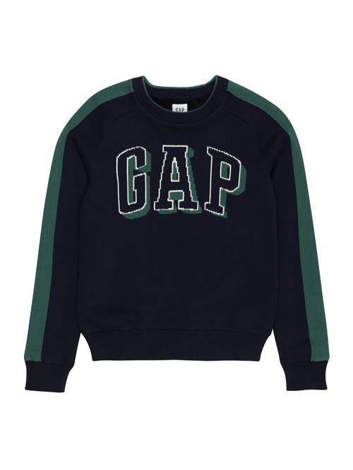 GAP Pullover  navy / smaragd / hvid