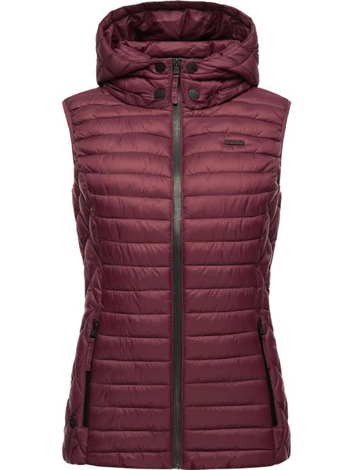 MARIKOO Vest 'Hasenpfote'  bordeaux