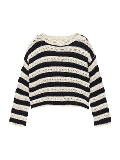 Pull&Bear Pullover  ecru / sort