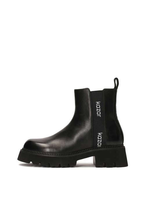 Se Kazar Chelsea Boots  sort / hvid ved About You