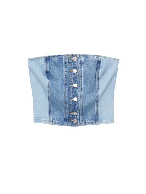 Se Pull&Bear Overdel  blue denim / lyseblå ved About You