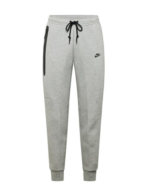 Nike Sportswear Bukser 'TECH FLEECE'  grå-meleret / sort