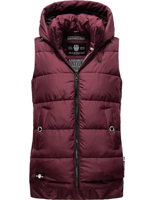 MARIKOO Vest 'Zarinaa'  bordeaux