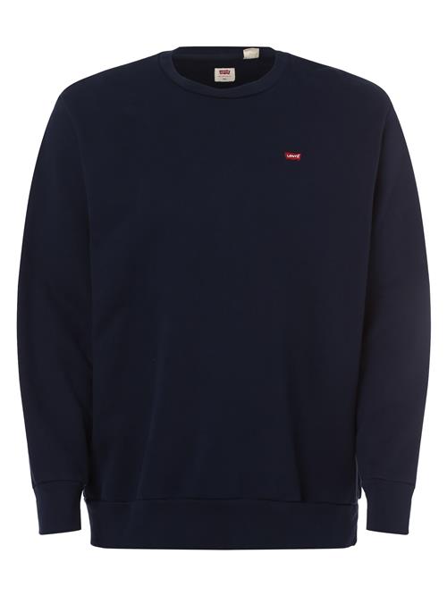 Levi's® Big & Tall Sweatshirt 'Original Housemark Crewneck Sweatshirt '  navy / rød / hvid