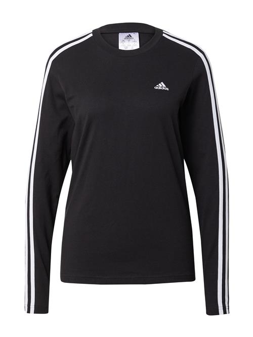 Se ADIDAS SPORTSWEAR Funktionsbluse 'Essentials 3-Stripes'  sort / hvid ved About You