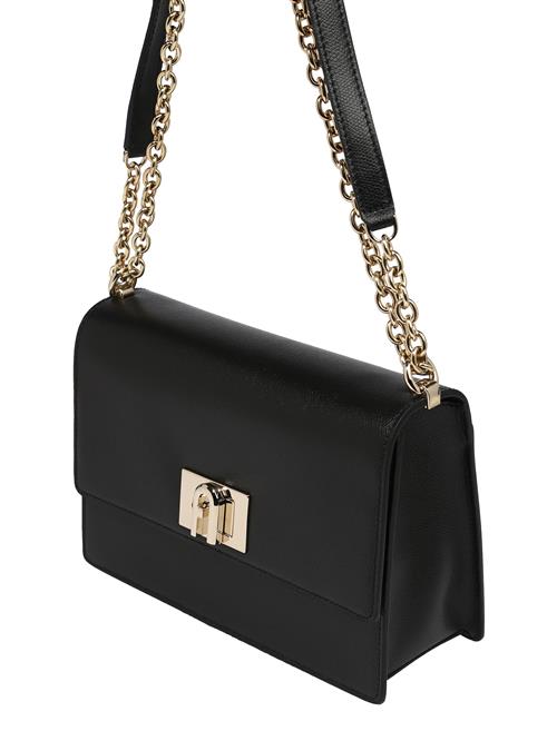 FURLA Skuldertaske '1927'  guld / sort