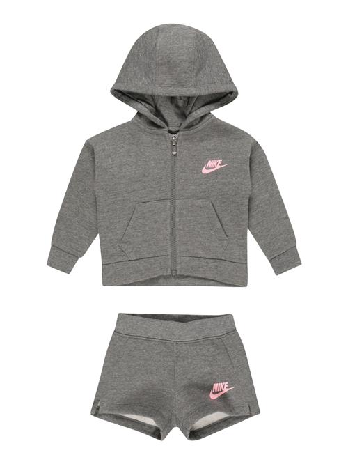 Nike Sportswear Sæt  grå-meleret / lys pink