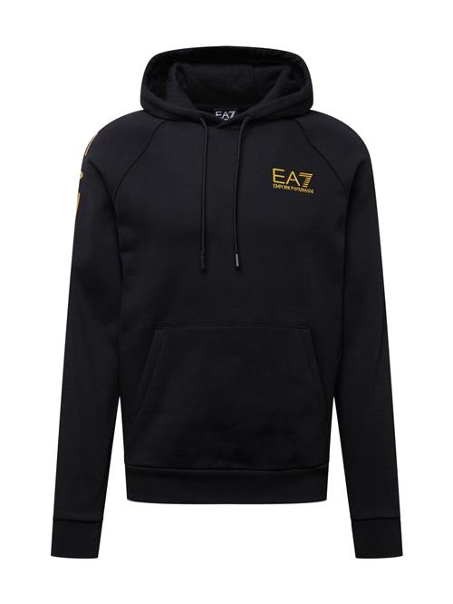 EA7 Emporio Armani Sweatshirt  gylden gul / sort