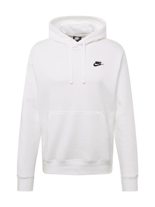 Nike Sportswear Sweatshirt 'Club Fleece'  sort / hvid