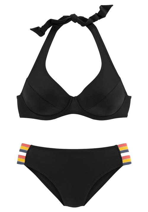 VIVANCE Bikini  mørkeblå / gul / pink / sort / sølv