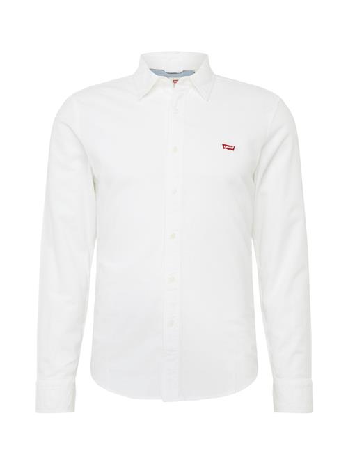 LEVI'S ® Skjorte 'LS Battery HM Shirt Slim'  rød / hvid