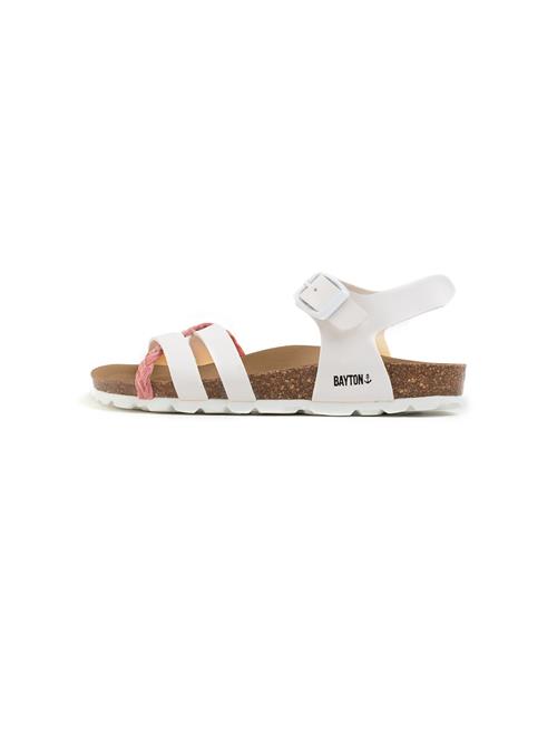 Bayton Sandaler 'Hestia'  neonpink / hvid