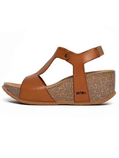 Bayton Sandaler med rem 'Madrida'  camel / sort