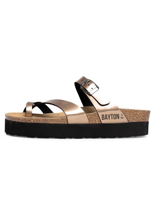 Bayton Pantoletter 'Andromac'  guld / sort