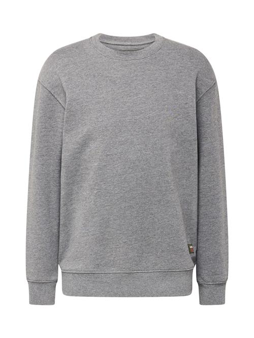 R.D.D. ROYAL DENIM DIVISION Sweatshirt 'Andy'  grå-meleret / sort / hvid